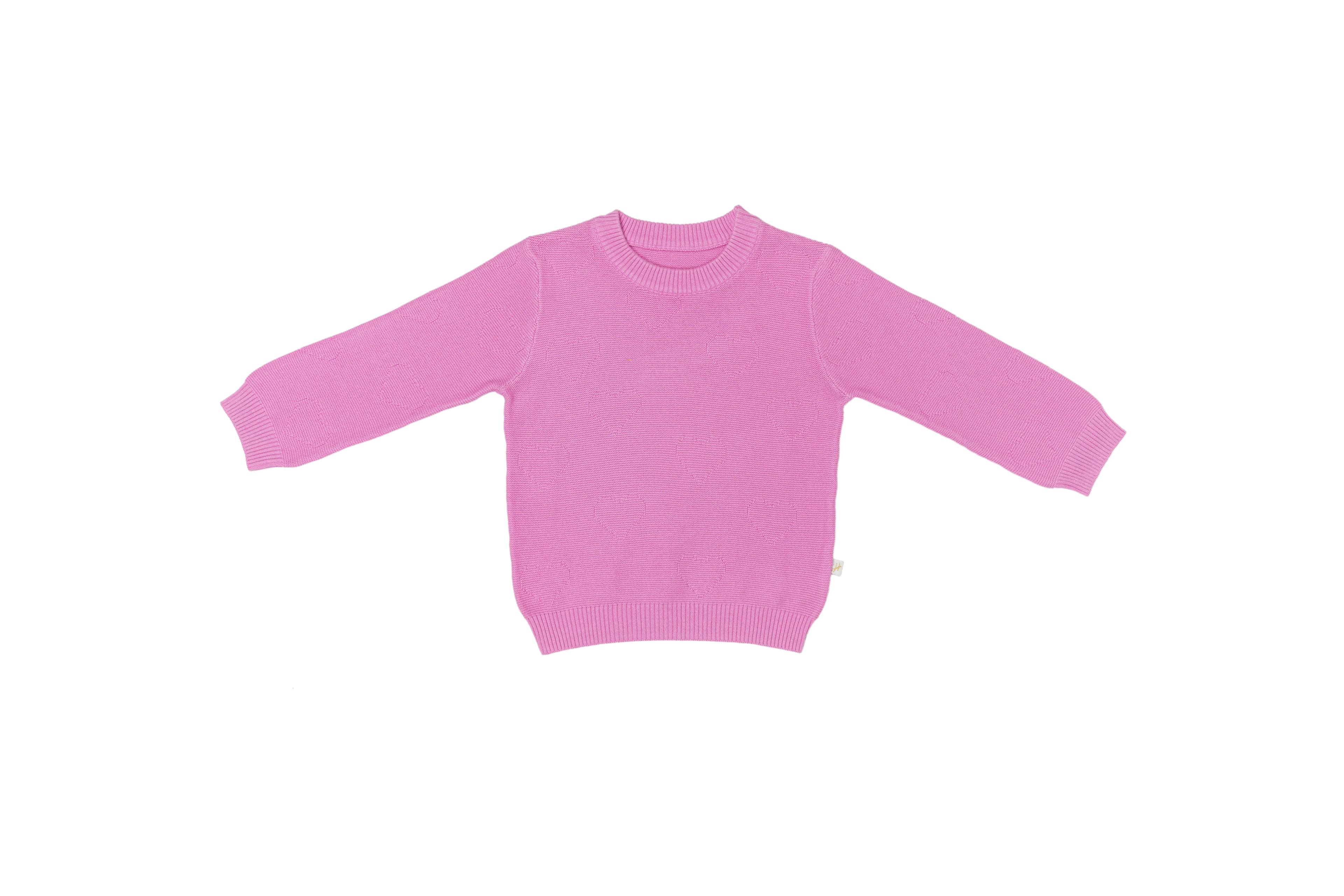 H by Hamleys Girls 100% Cotton Full Sleeves Sweater - Pink | Mothercare H by Hamleys Girls 100% Cotton Full Sleeves Sweater - Pink | Mothercare
