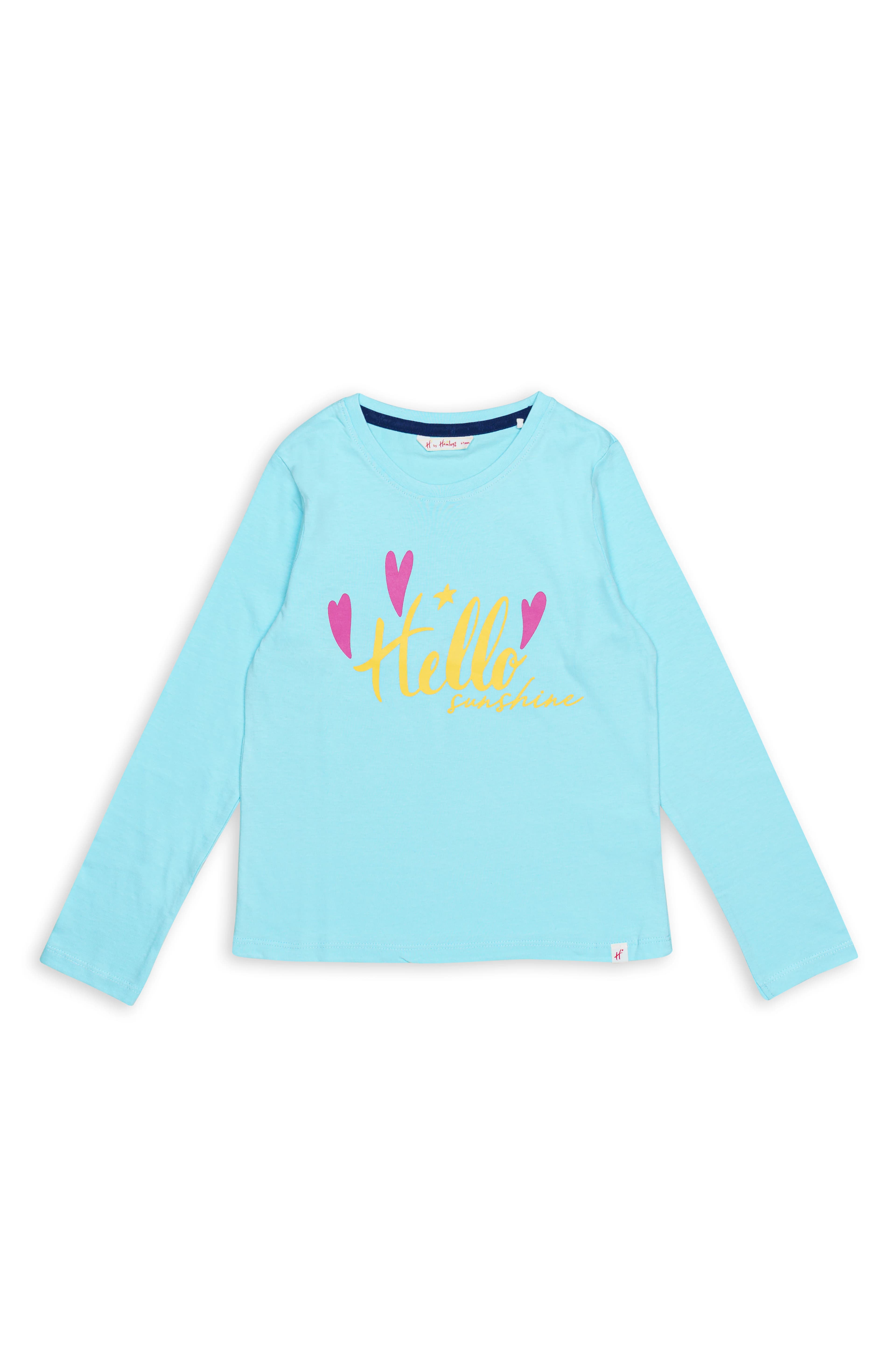 H by Hamleys Girls 100% Cotton Full Sleeves Tops - Green - H by Hamleys | Mothercare H by Hamleys Girls 100% Cotton Full Sleeves Tops - Green - H by Hamleys | Mothercare