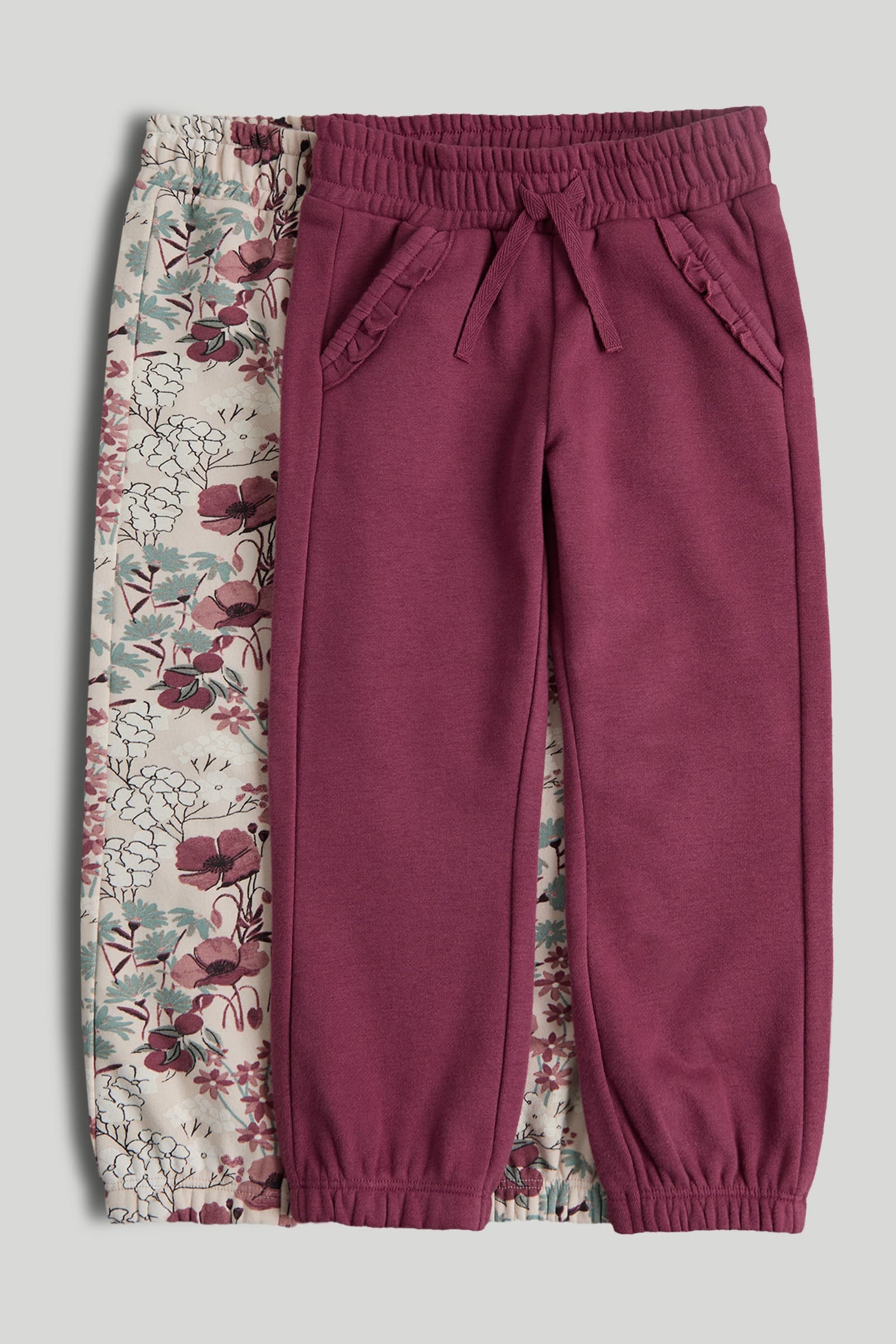 Mothercare Girls Woodland Dream Jogger - Pack of 2 - Multi - Mothercare | Mothercare Mothercare Girls Woodland Dream Jogger - Pack of 2 - Multi - Mothercare | Mothercare