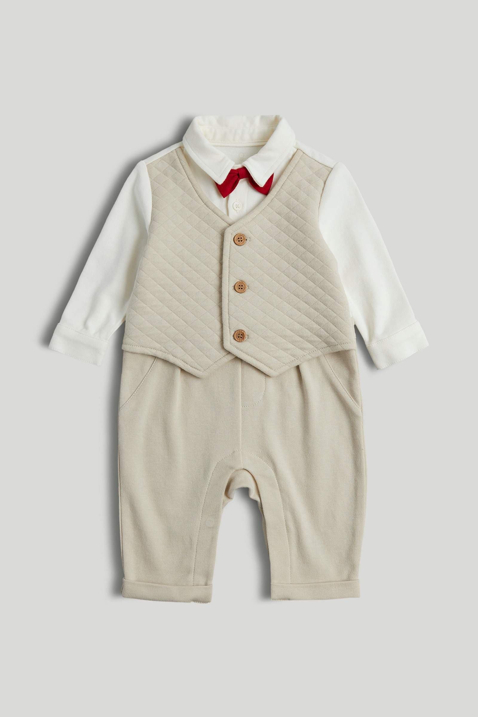 Mothercare Boys Special Collection Full Sleeve Sleepsuit - Brown - Mothercare | Mothercare Mothercare Boys Special Collection Full Sleeve Sleepsuit - Brown - Mothercare | Mothercare