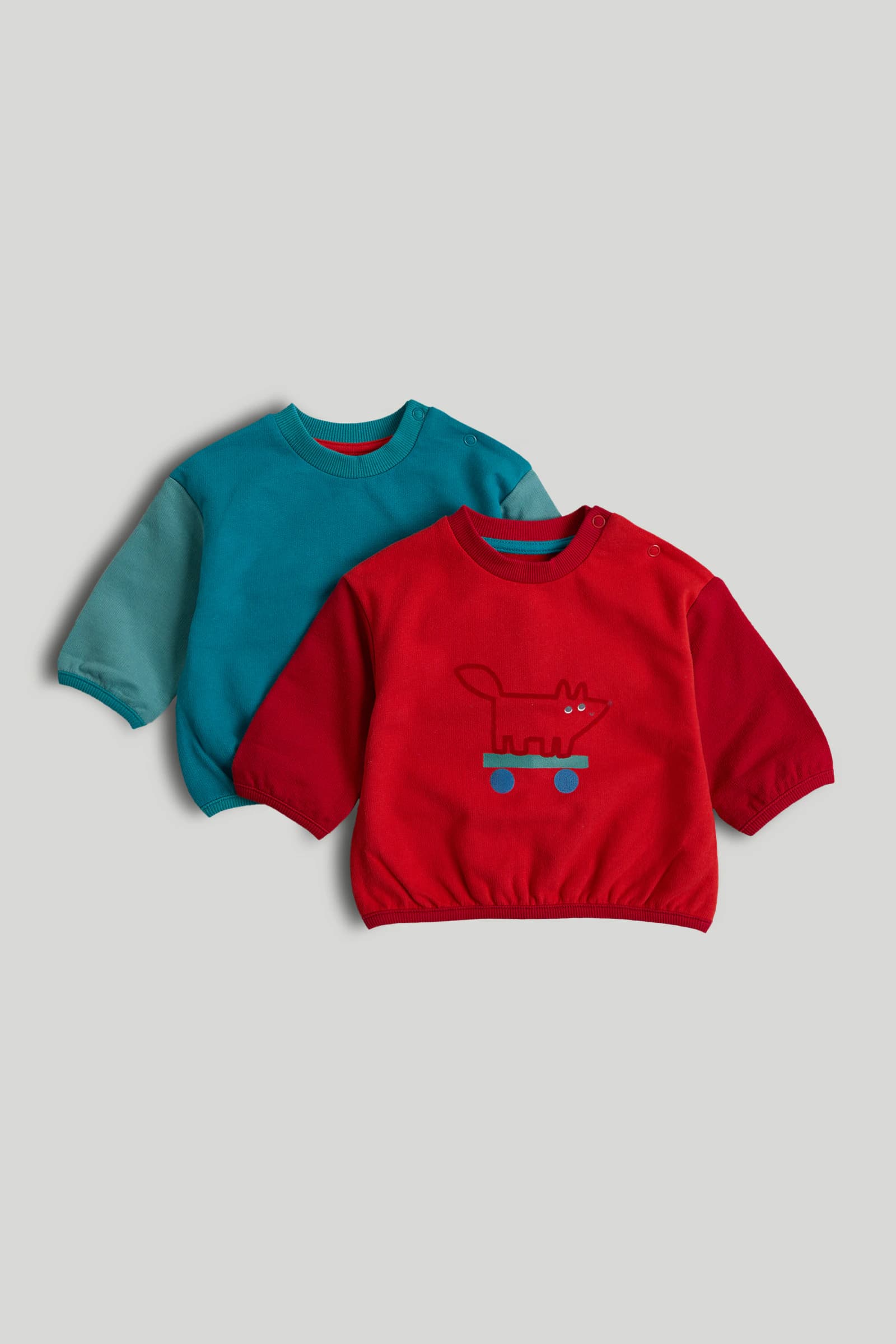 Mothercare Boys Classic Happy Transport Printed Full Sleeve Sweat Top - Pack of 2 - Multi - Mothercare | Mothercare Mothercare Boys Classic Happy Transport Printed Full Sleeve Sweat Top - Pack of 2 - Multi - Mothercare | Mothercare