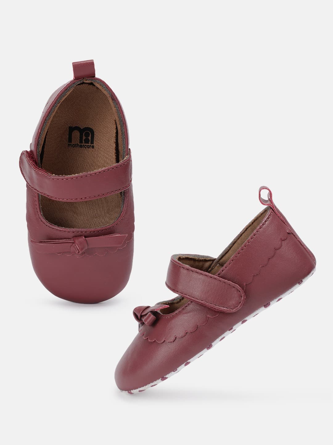 Girls Strap with Knot Prams Shoes -Multicoloured - Mothercare | Mothercare Girls Strap with Knot Prams Shoes -Multicoloured - Mothercare | Mothercare
