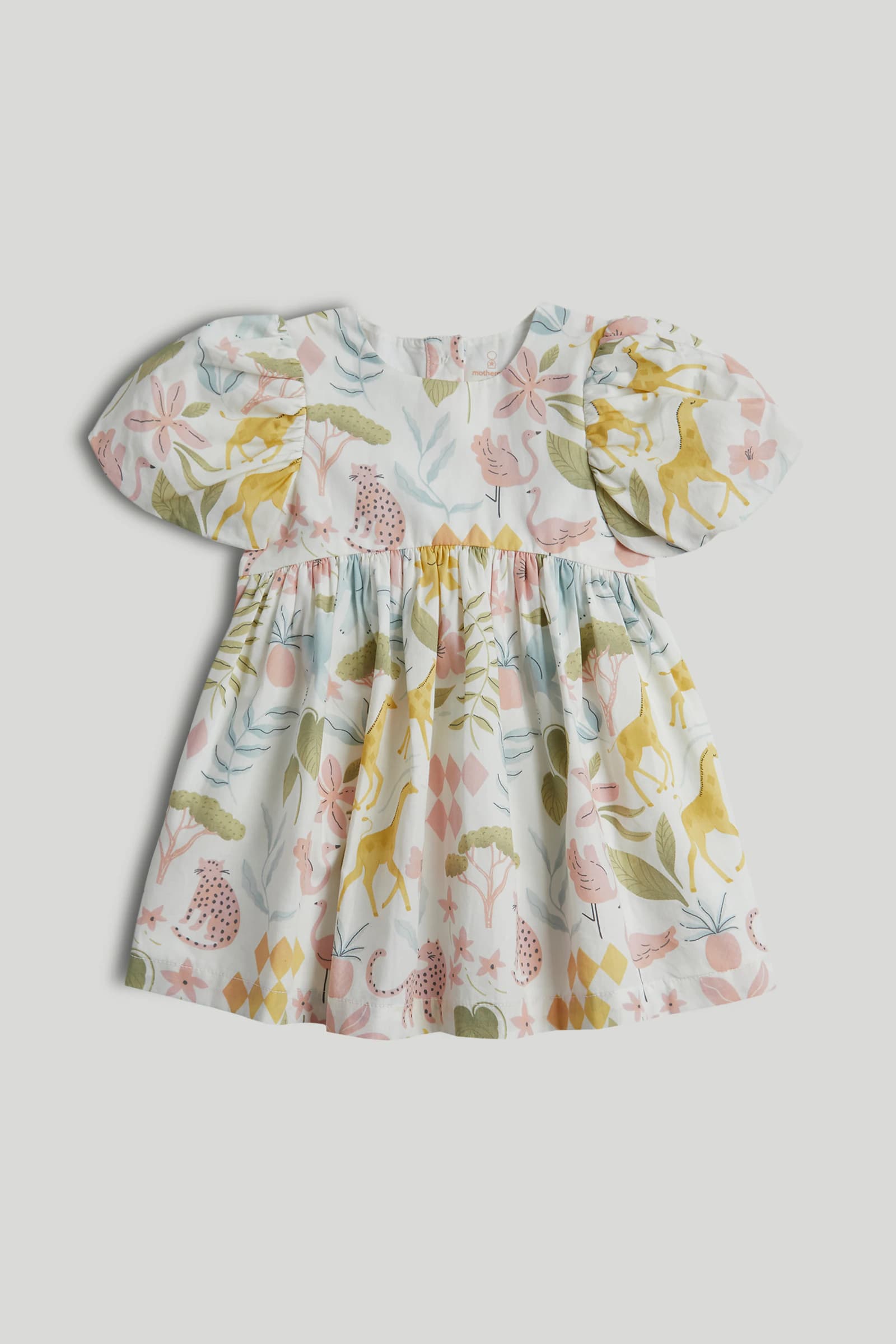 Mothercare Mini Girl Soft Safari Printed Short Sleeves Dress - Multi - Mothercare | Mothercare Mothercare Mini Girl Soft Safari Printed Short Sleeves Dress - Multi - Mothercare | Mothercare