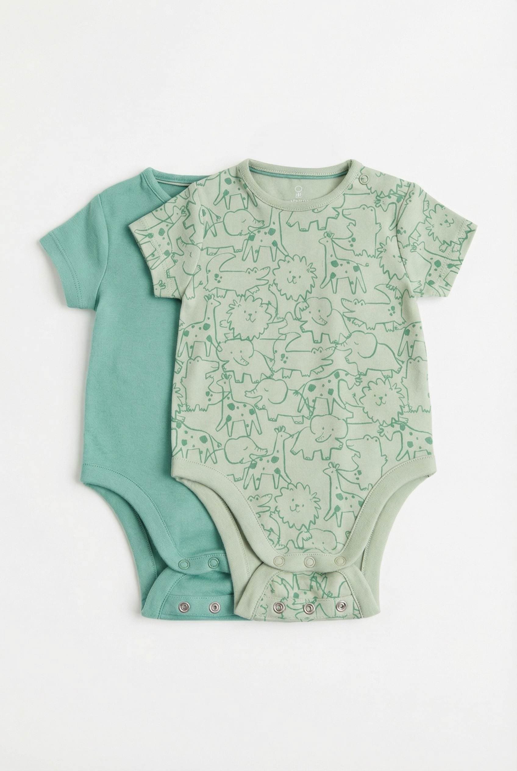 Mothercare Newborn Boys Short Sleeves Bodysuit - Pack of 2 - Multi - Mothercare Mothercare Newborn Boys Short Sleeves Bodysuit - Pack of 2 - Multi - Mothercare