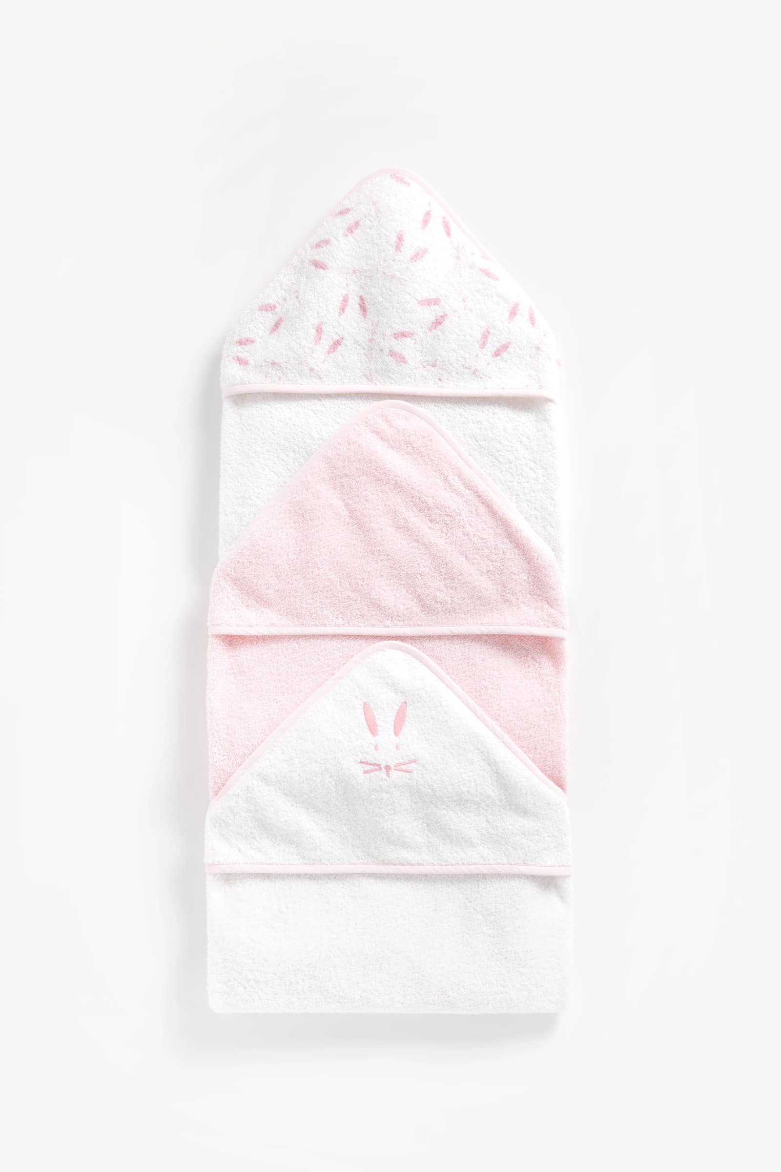 Mothercare Cuddle N Dry Baby Towels - Pack of 3 - Pink - Mothercare | Mothercare Mothercare Cuddle N Dry Baby Towels - Pack of 3 - Pink - Mothercare | Mothercare