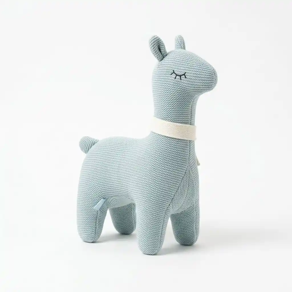 Mothercare Tofu The Llama Knitted Soft Toy - Blue - Mothercare | Mothercare Mothercare Tofu The Llama Knitted Soft Toy - Blue - Mothercare | Mothercare