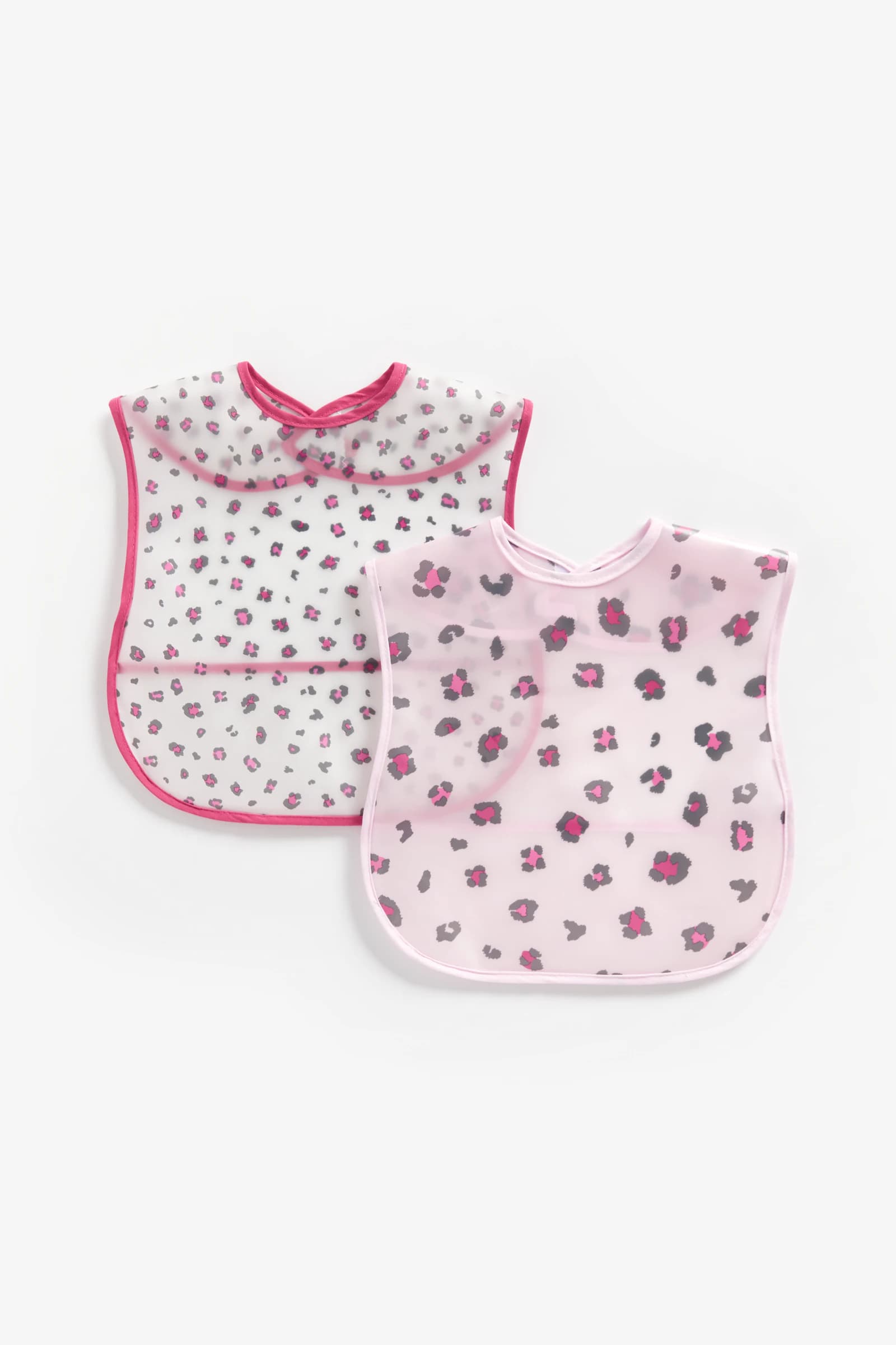 Mothercare Leopard Toddler Crumb Catchers - Pack of 2 - Pink - Mothercare | Mothercare Mothercare Leopard Toddler Crumb Catchers - Pack of 2 - Pink - Mothercare | Mothercare