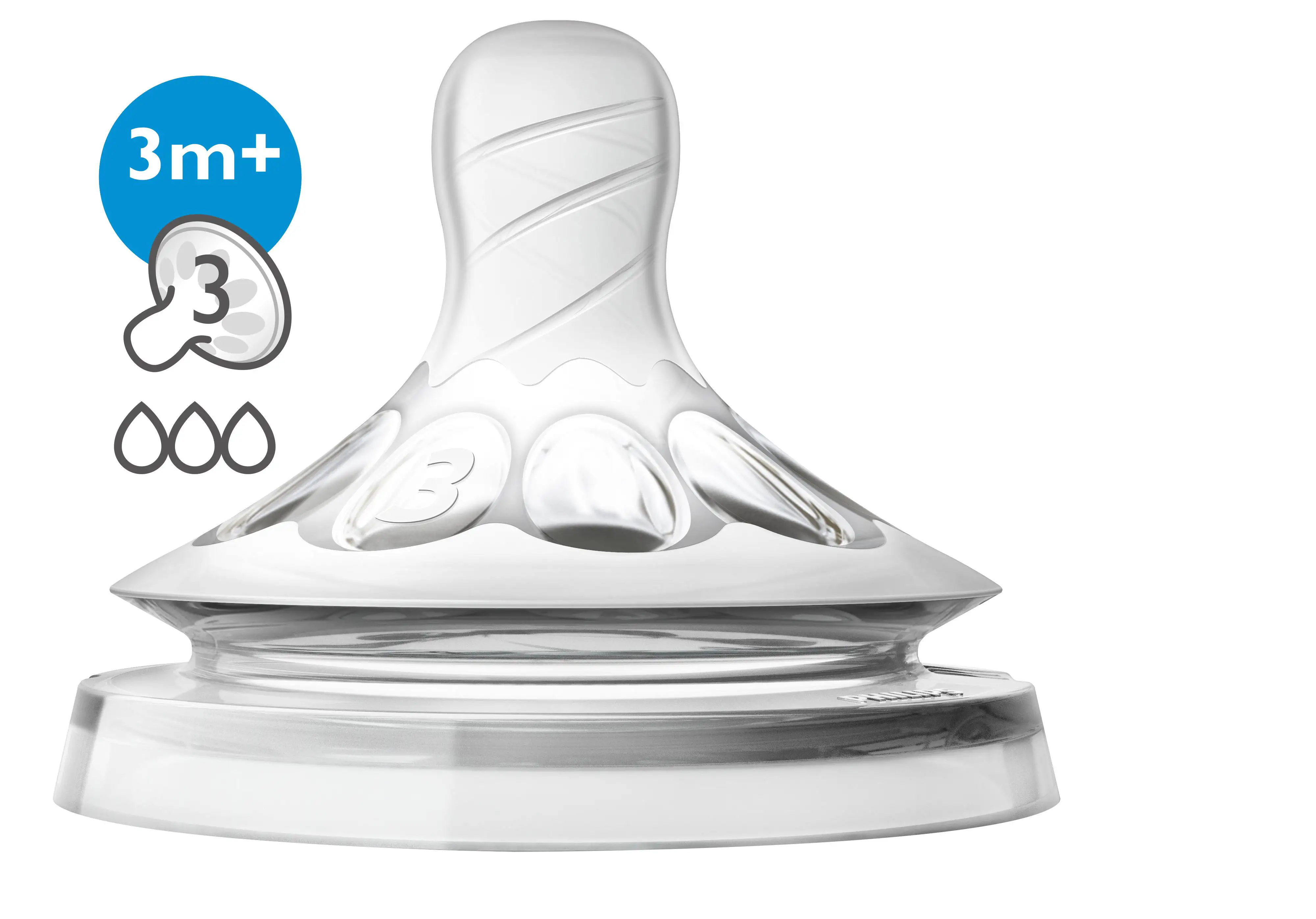 Avent Medium Flow 2 Holes Natural Teats Translucent - Pack of 2 - Translucent (White) - AVENT | Mothercare Avent Medium Flow 2 Holes Natural Teats Translucent - Pack of 2 - Translucent (White) - AVENT | Mothercare