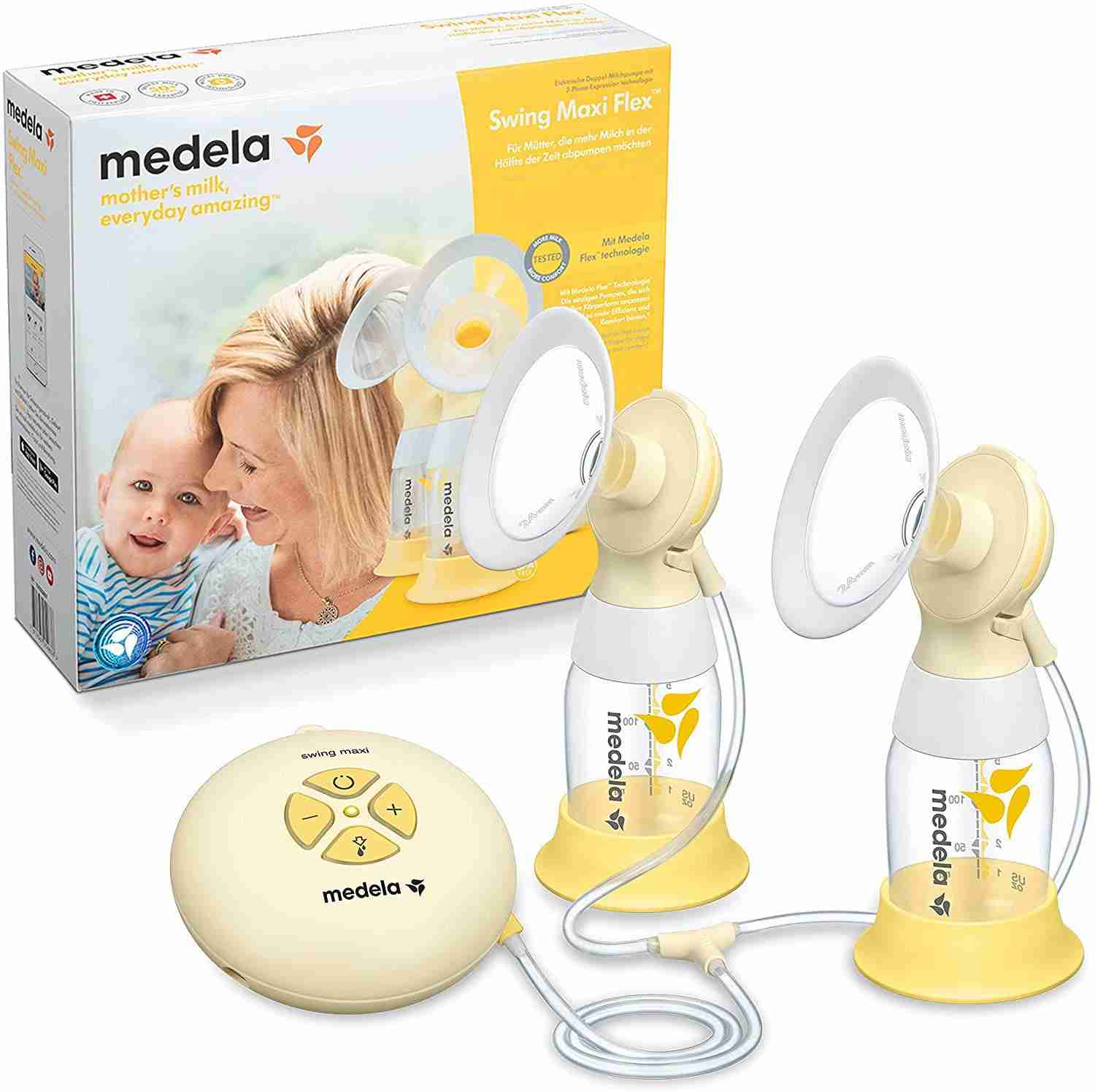 Madela Swing Maxi Breast Pump - White - MEDELA Madela Swing Maxi Breast Pump - White - MEDELA
