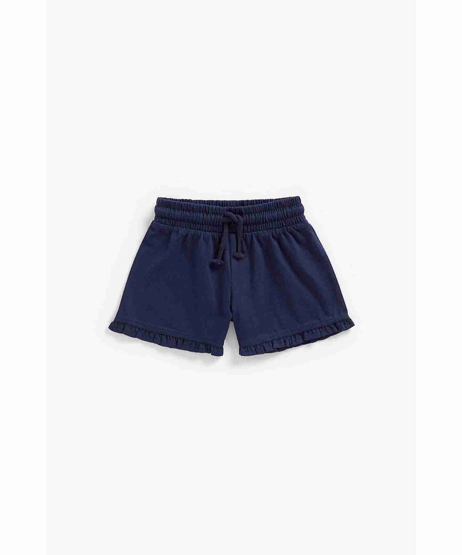 Mothercare Girls Elasticated Shorts - Blue - Mothercare | Mothercare Mothercare Girls Elasticated Shorts - Blue - Mothercare | Mothercare