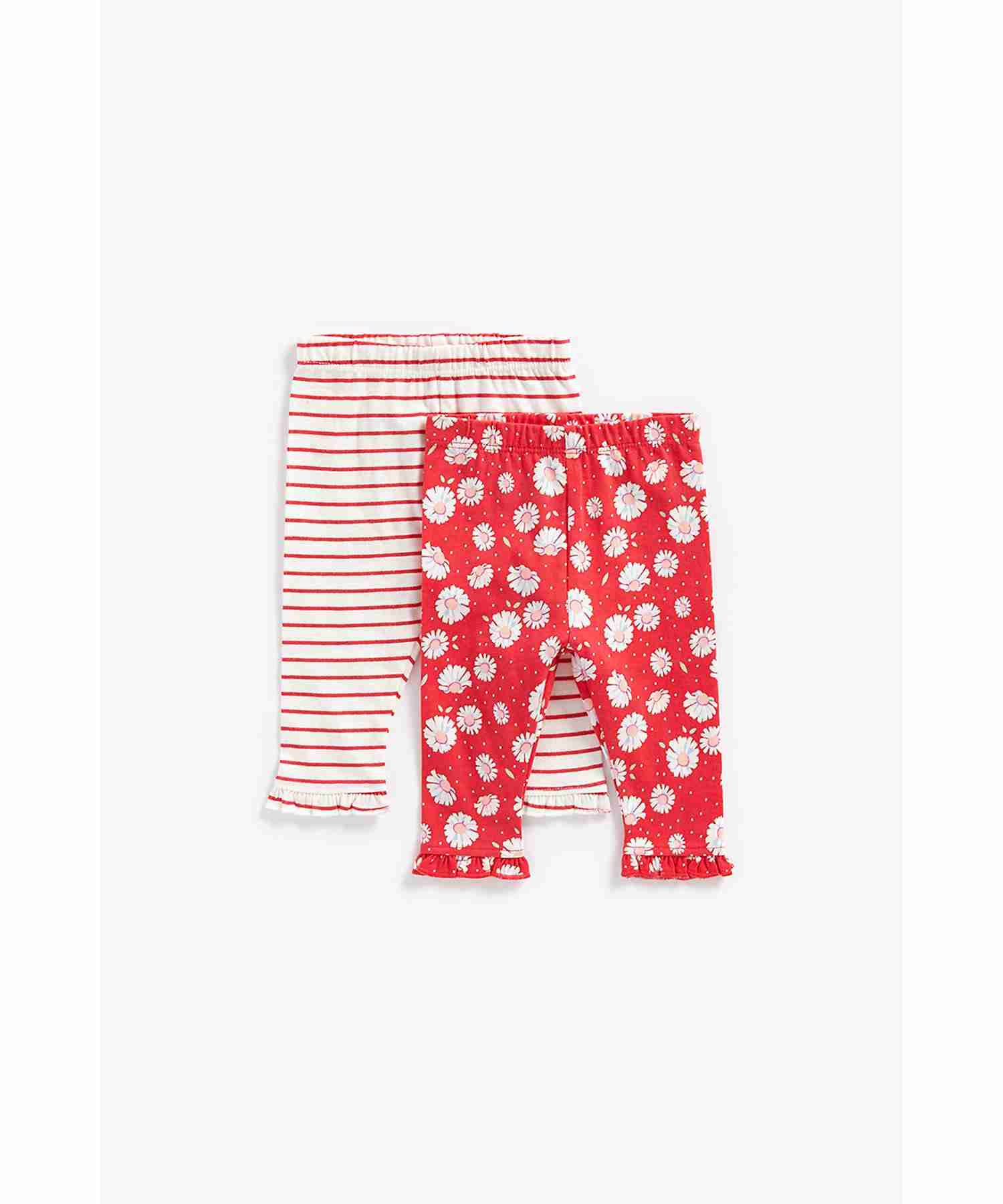 Mothercare Girls Elasticated Waistband Leggings - Pack of 2 - Multicolor - Mothercare | Mothercare Mothercare Girls Elasticated Waistband Leggings - Pack of 2 - Multicolor - Mothercare | Mothercare