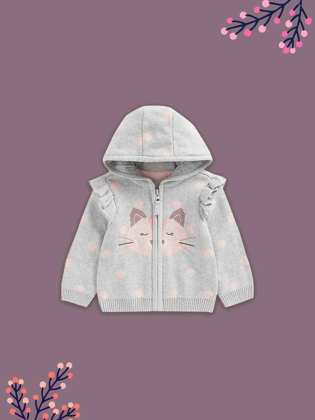 Mothercare Girls 100% Cotton Jersey Lined Hood Sweatshirt - Multicolor - Mothercare | Mothercare Mothercare Girls 100% Cotton Jersey Lined Hood Sweatshirt - Multicolor - Mothercare | Mothercare