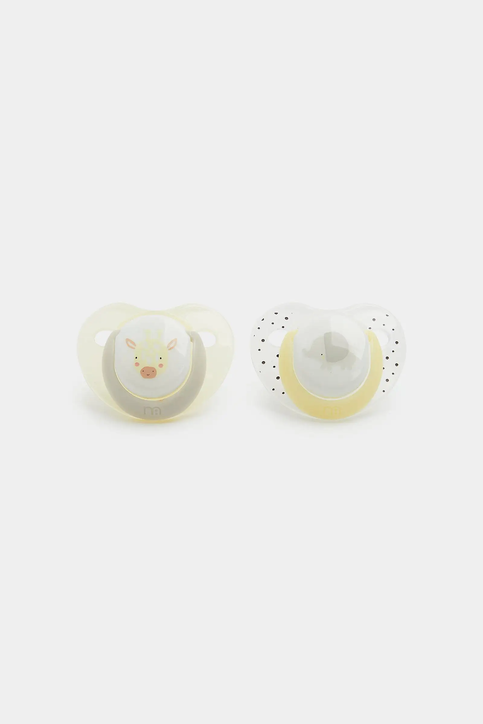 Mothercare Soother Giraffe/Ele 0-6M - Pack of 2 - Multicolor - Mothercare | Mothercare Mothercare Soother Giraffe/Ele 0-6M - Pack of 2 - Multicolor - Mothercare | Mothercare