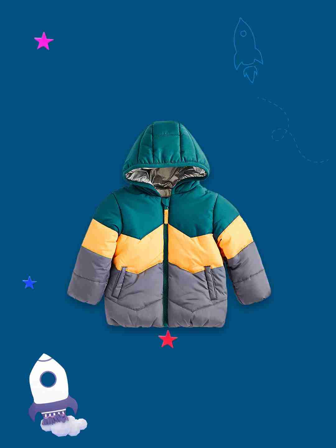 Mothercare Boys Chevron Quilting Jackets - Multicolor - Mothercare | Mothercare Mothercare Boys Chevron Quilting Jackets - Multicolor - Mothercare | Mothercare