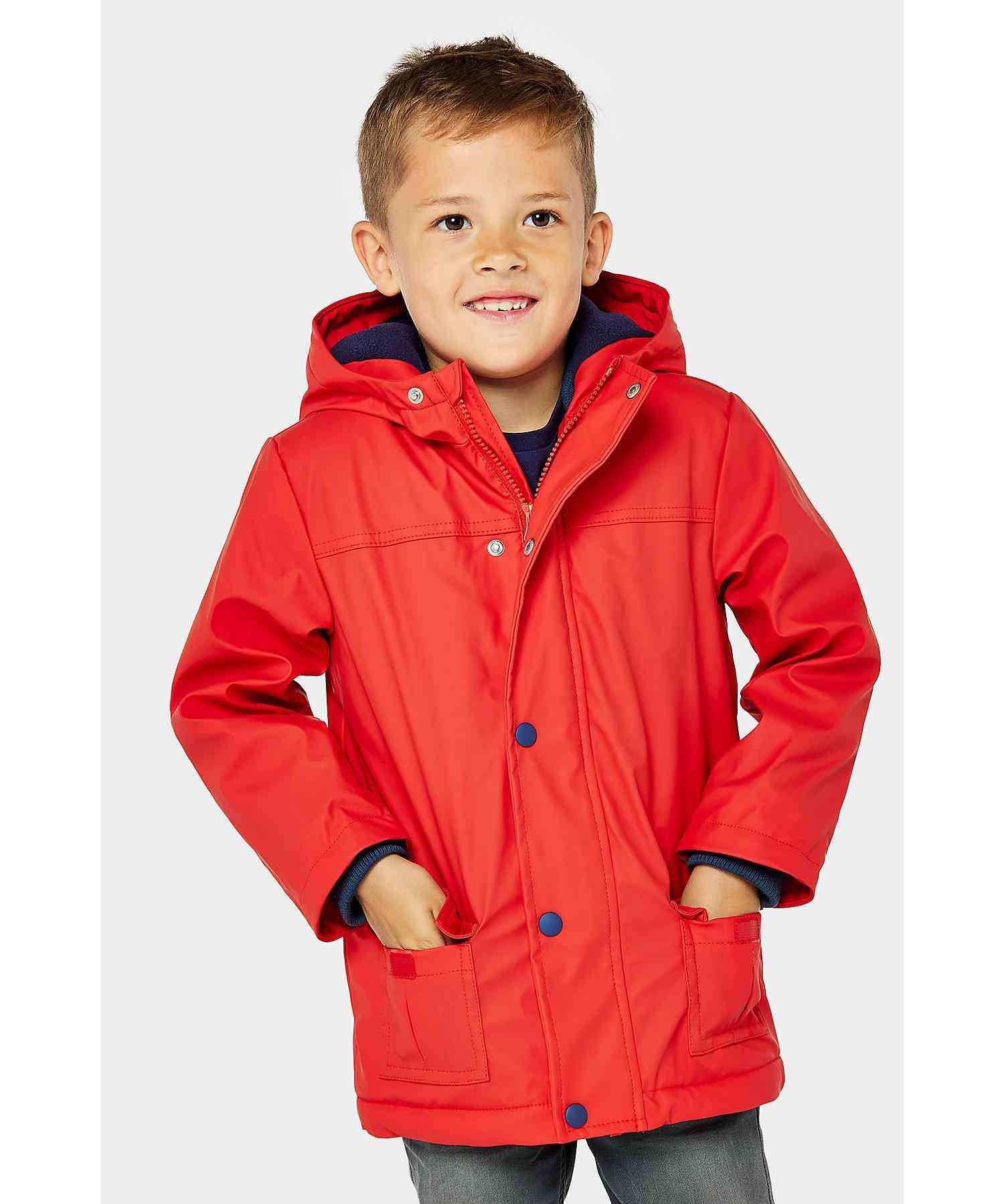 Mothercare Boys Fleece Lined Jackets - Red - Mothercare | Mothercare Mothercare Boys Fleece Lined Jackets - Red - Mothercare | Mothercare