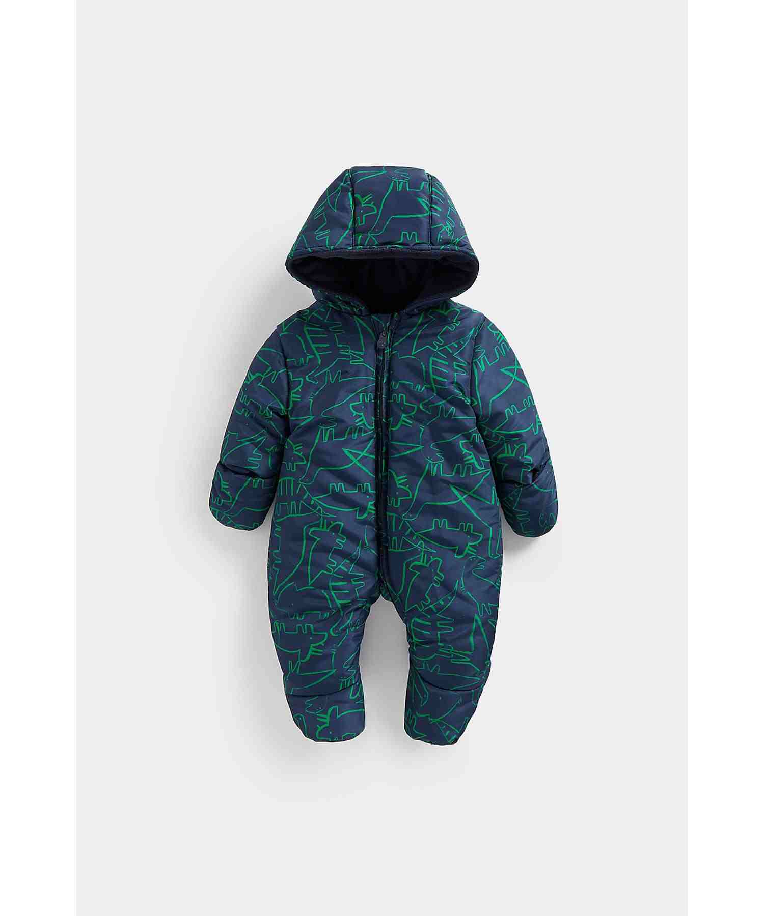 Mothercare Boys Micro - Fleece Lining Snowsuit - Multicolor - Mothercare | Mothercare Mothercare Boys Micro - Fleece Lining Snowsuit - Multicolor - Mothercare | Mothercare