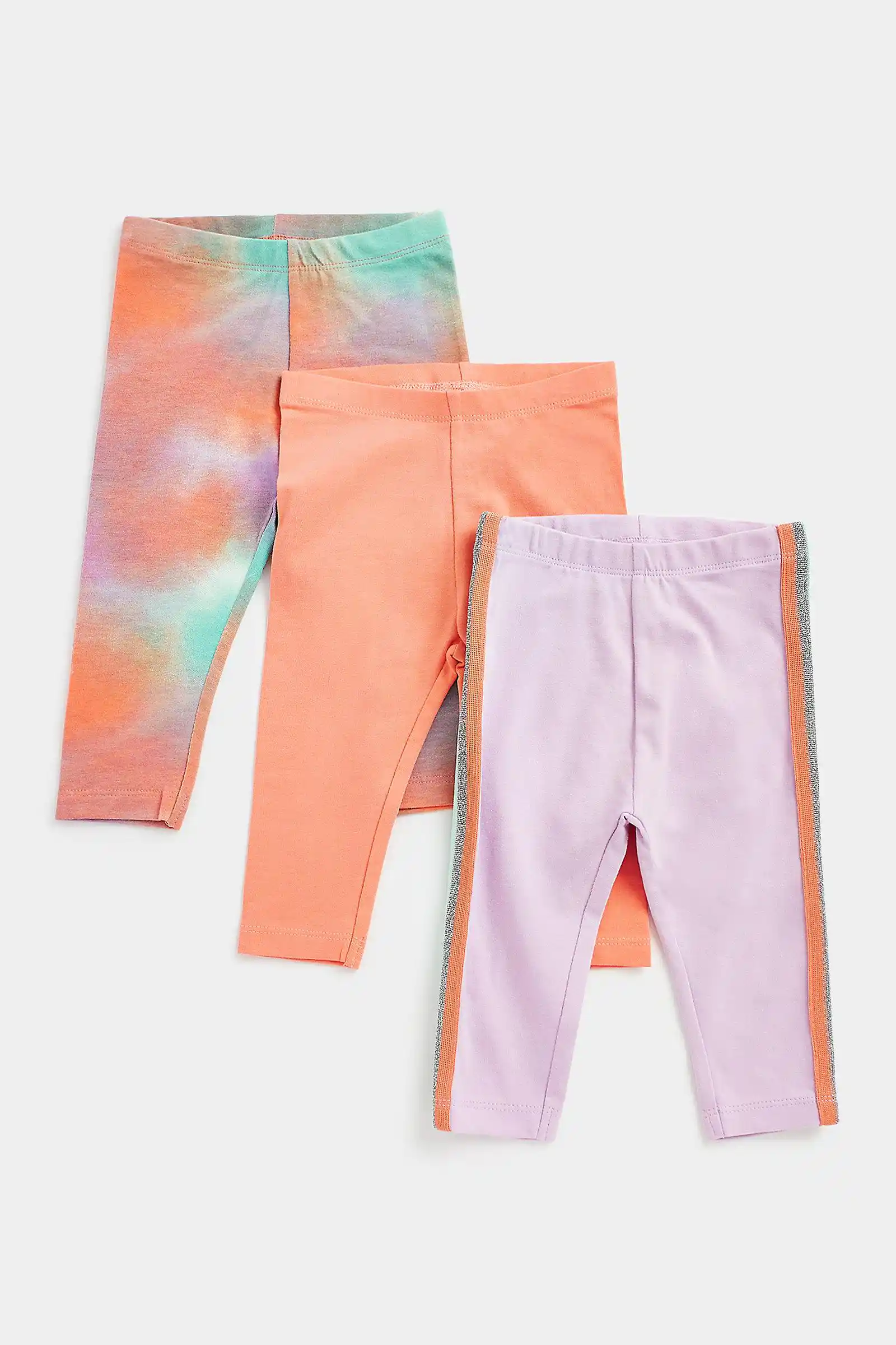 Mothercare Girls Cotton with Added Stretch Leggings - Pack of 3 - Multi - Mothercare | Mothercare Mothercare Girls Cotton with Added Stretch Leggings - Pack of 3 - Multi - Mothercare | Mothercare