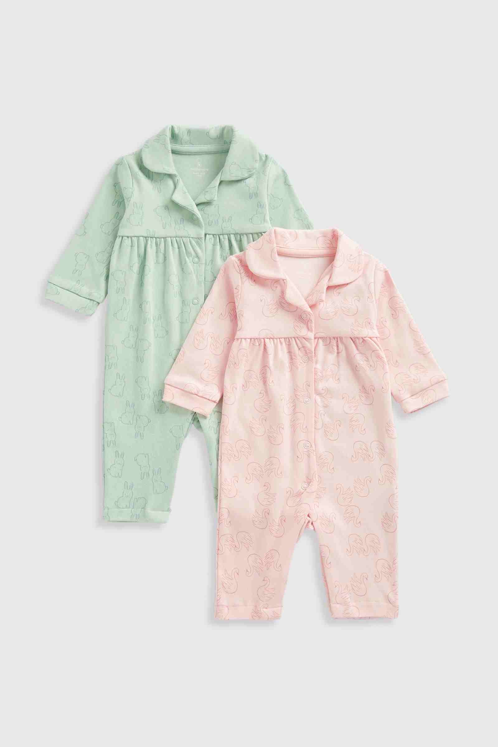Mothercare Essentials Girls Swan and Bunny 100% Cotton 4 - Piece Long Sleeves Pyjama Set - Pink - Mothercare | Mothercare Mothercare Essentials Girls Swan and Bunny 100% Cotton 4 - Piece Long Sleeves Pyjama Set - Pink - Mothercare | Mothercare