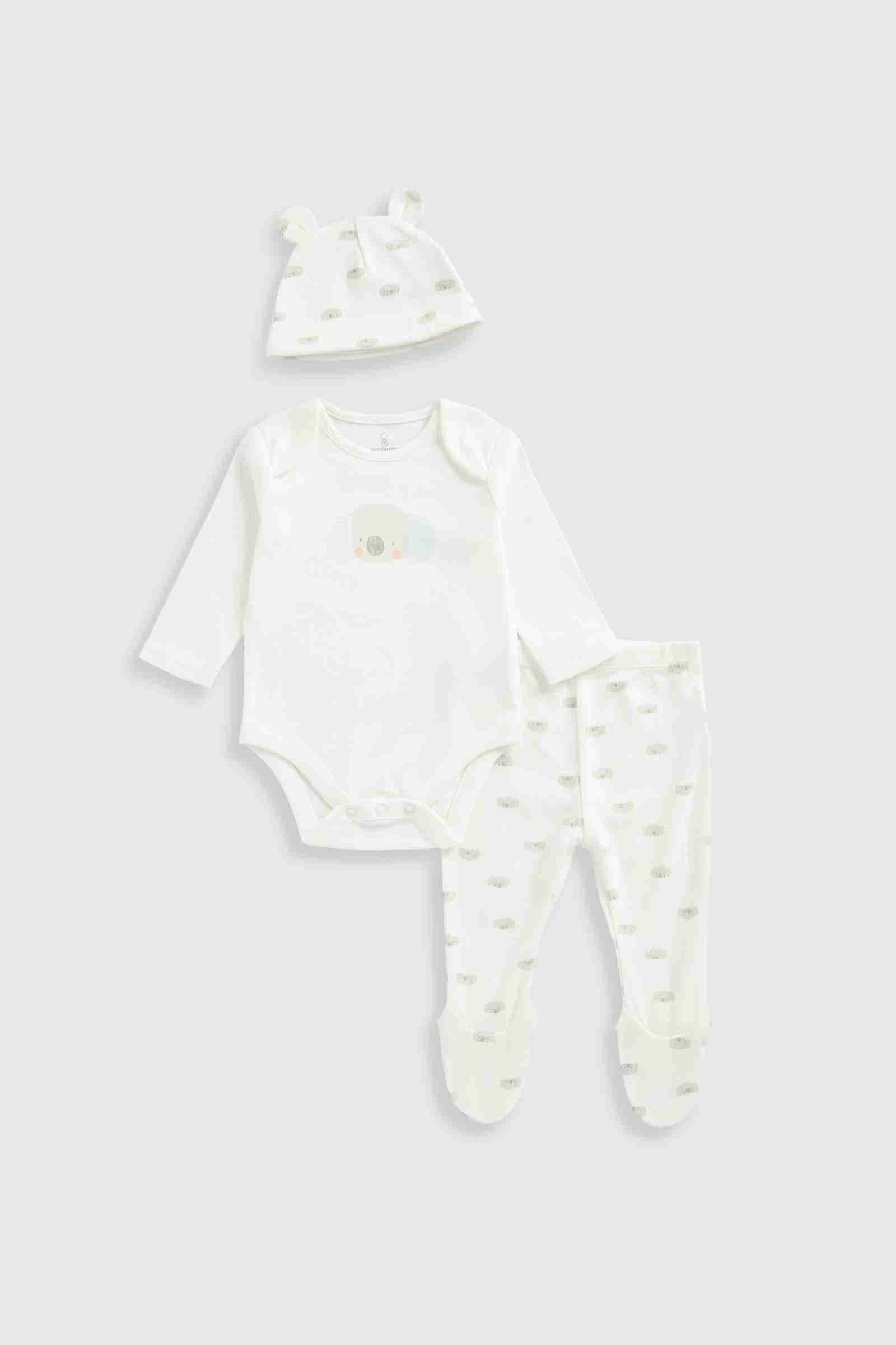 Mothercare Essentials Unisex Koala 100% Cotton Gift Set - Cream - Mothercare | Mothercare Mothercare Essentials Unisex Koala 100% Cotton Gift Set - Cream - Mothercare | Mothercare