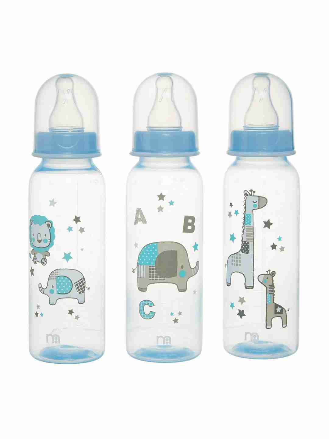 Mothercare Standard Feeding Bottle 260ml - Pack of 3 - Multicolor - Mothercare Mothercare Standard Feeding Bottle 260ml - Pack of 3 - Multicolor - Mothercare