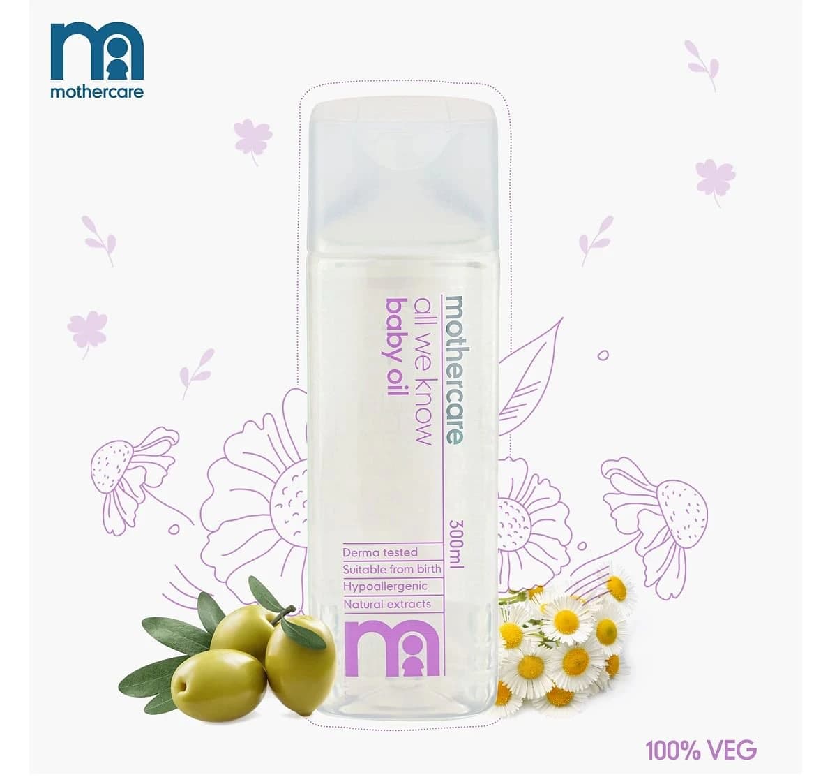 Mothercare All We Know Baby Oil 300ml - Transparent - Mothercare | Mothercare Mothercare All We Know Baby Oil 300ml - Transparent - Mothercare | Mothercare