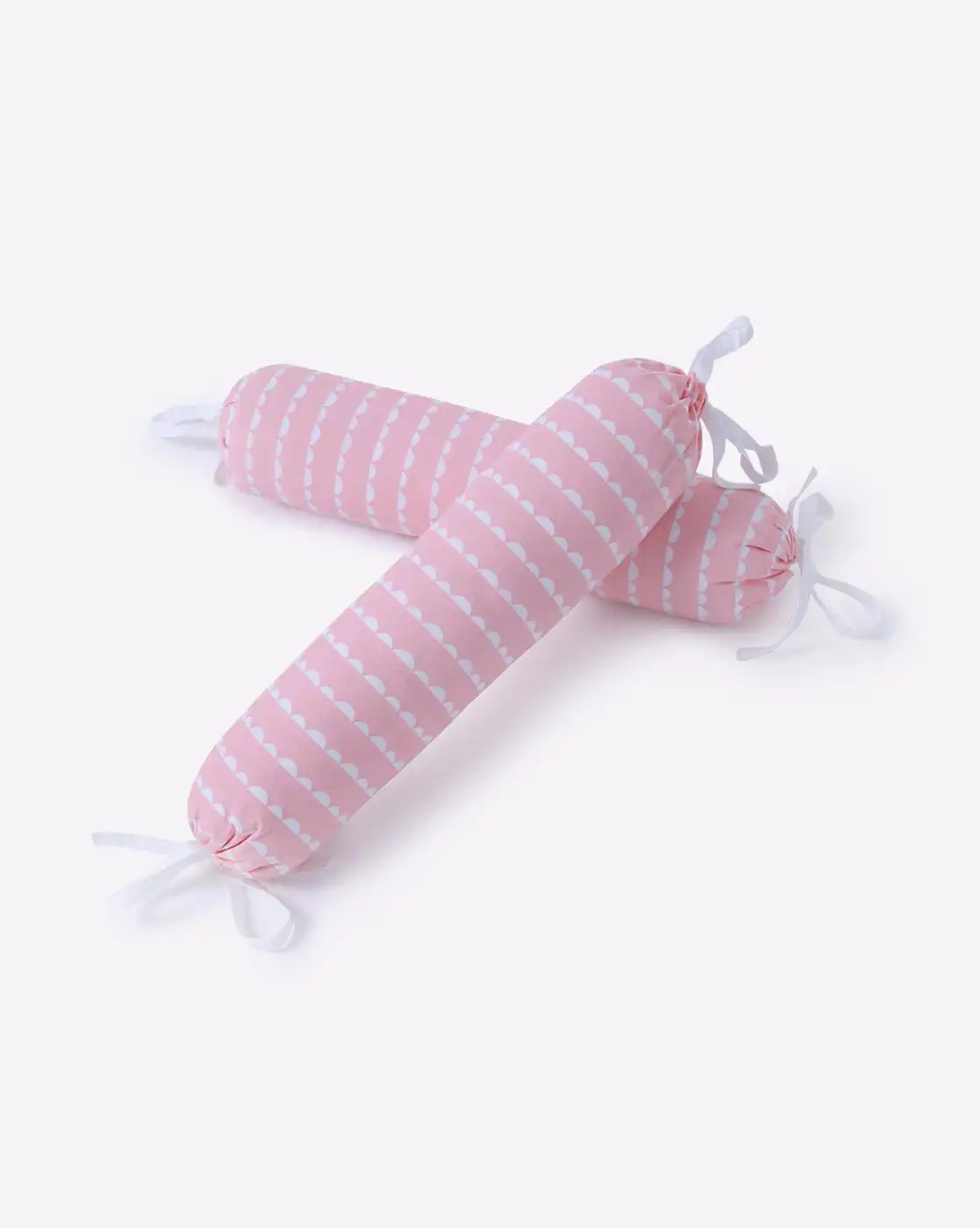 Mila Baby Wave Bolster Pillows - Pack of 2 - Pink - Mothercare | Mothercare Mila Baby Wave Bolster Pillows - Pack of 2 - Pink - Mothercare | Mothercare