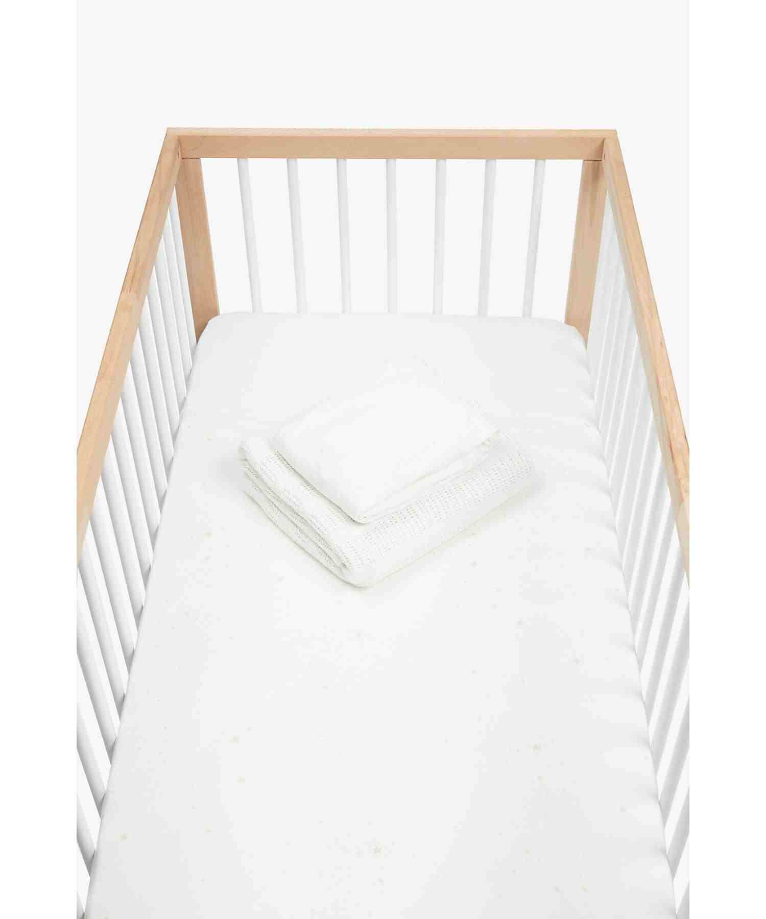 Mothercare Essential Cotbed Starter Set - Pack of 4 - Cream - Mothercare Mothercare Essential Cotbed Starter Set - Pack of 4 - Cream - Mothercare