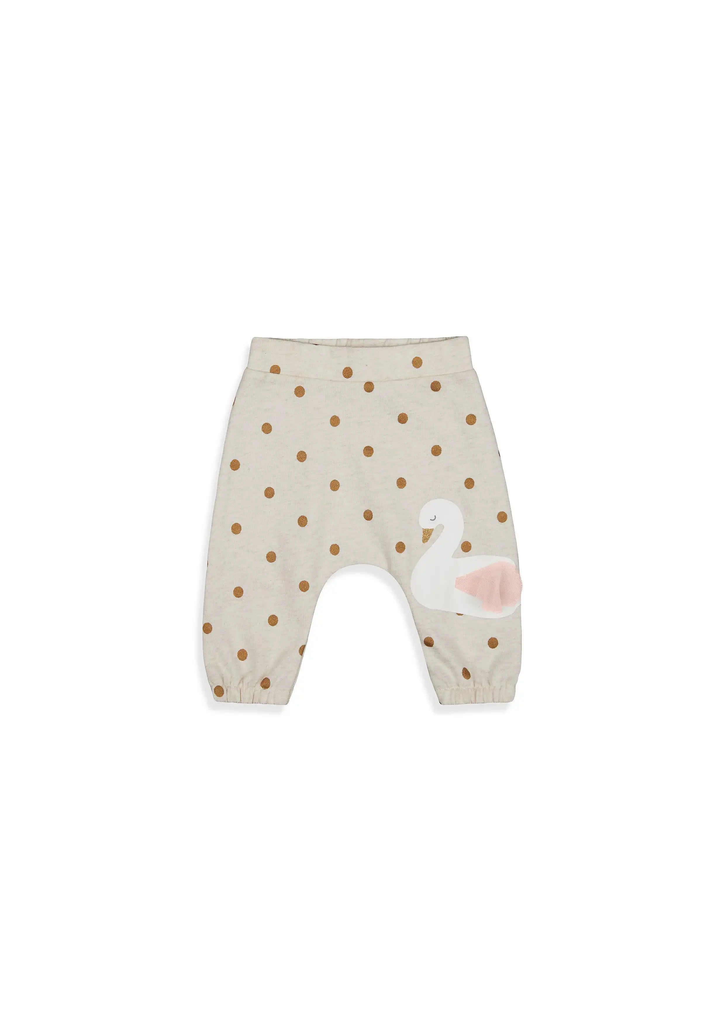 Mothercare Girls 100% Cotton Swan Print Jogger - Grey - Mothercare | Mothercare Mothercare Girls 100% Cotton Swan Print Jogger - Grey - Mothercare | Mothercare