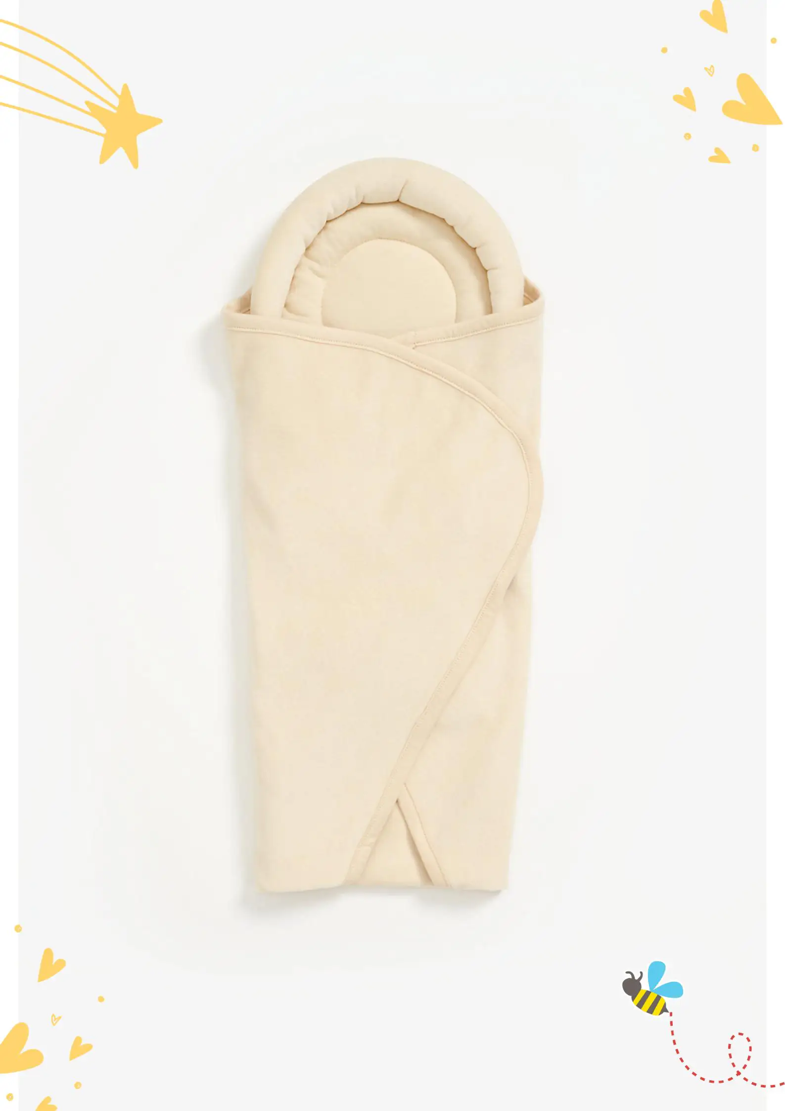 Shooting Star Snuggle Pod Wrap Cream - Multicolor - Shooting Star | Mothercare Shooting Star Snuggle Pod Wrap Cream - Multicolor - Shooting Star | Mothercare