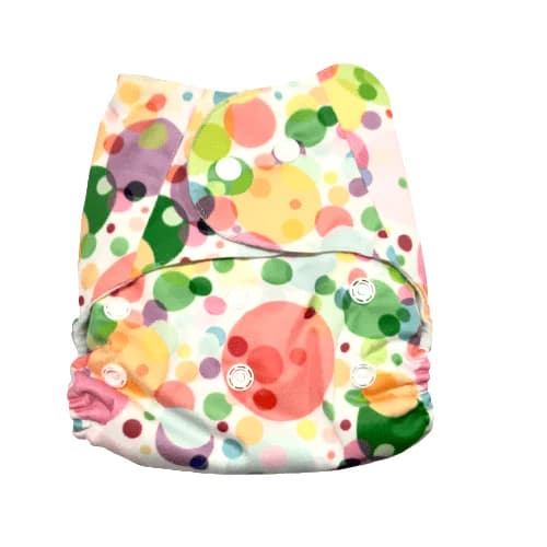 The Mom Store Bubbles Re-Usable Cloth Diaper - Multicolor - The Mom Store | Mothercare The Mom Store Bubbles Re-Usable Cloth Diaper - Multicolor - The Mom Store | Mothercare