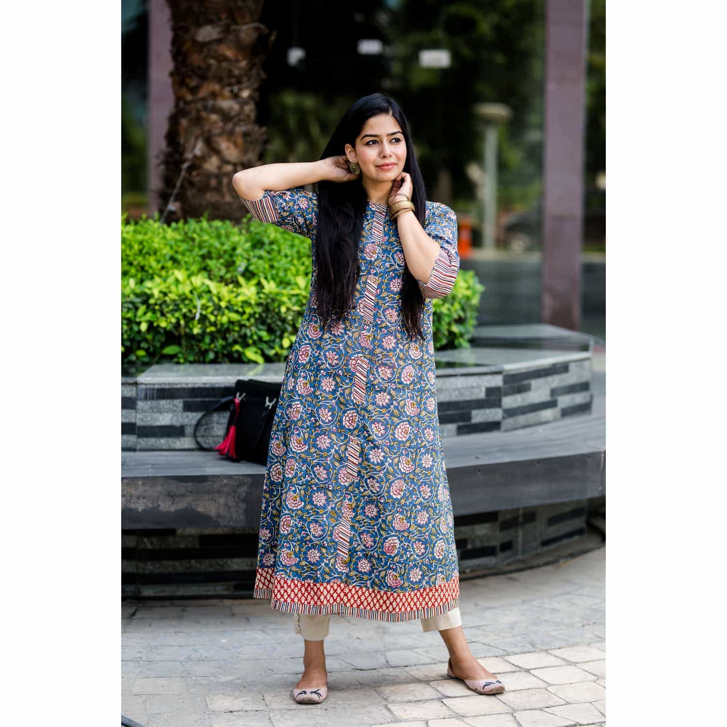 Buy Glorious SR05 Kalamkari Blue Maroon Kurta Online | Kusvaa | Kusvaa Buy Glorious SR05 Kalamkari Blue Maroon Kurta Online | Kusvaa | Kusvaa
