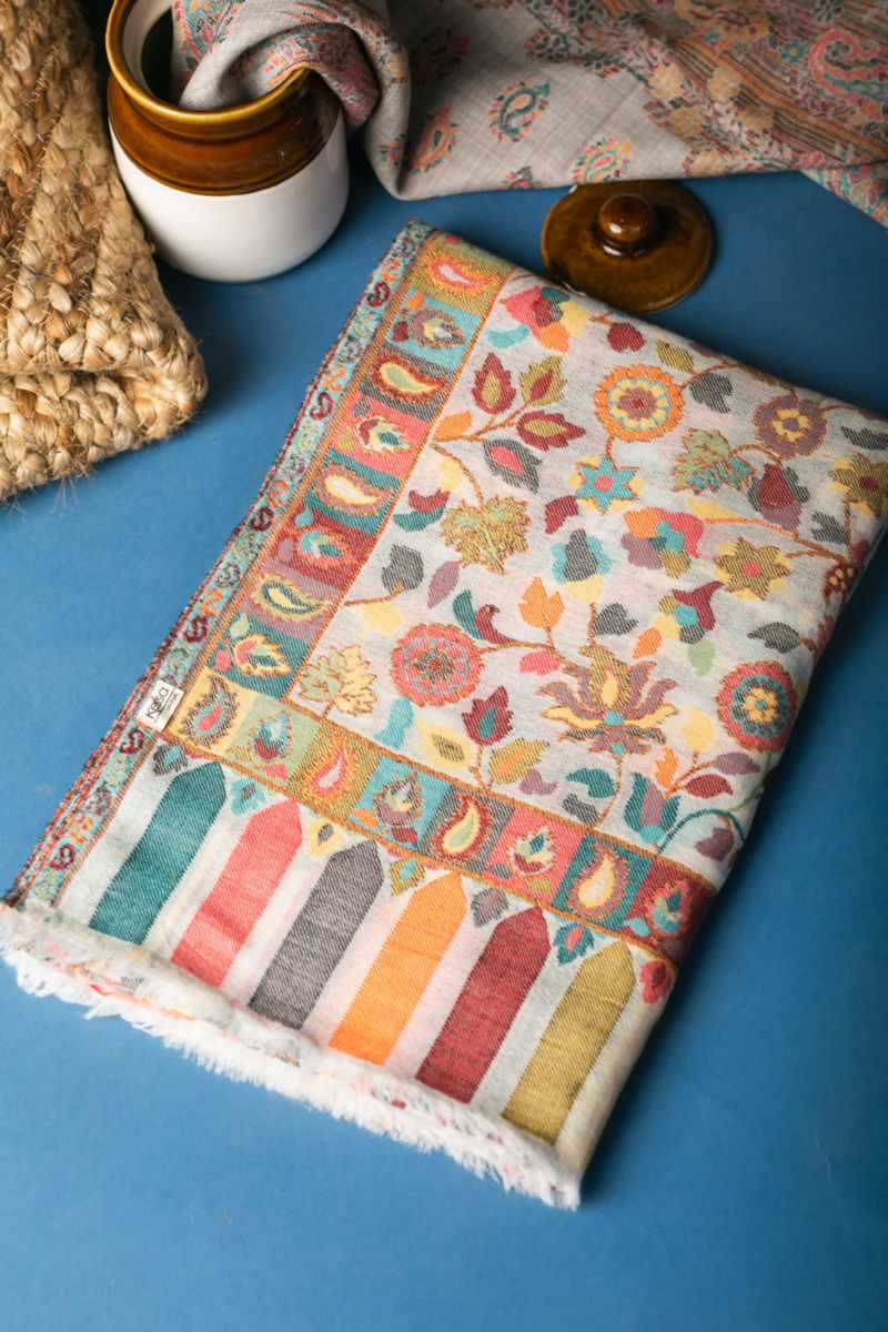 Buy Tremendous KUSL141B Nyra Pashmina Shawl - B Online | Kusvaa Buy Tremendous KUSL141B Nyra Pashmina Shawl - B Online | Kusvaa