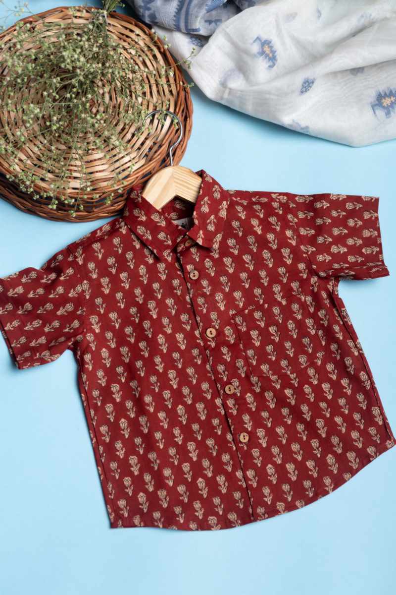 Buy Incredible MBE116 Omar Cotton Boy's Half Sleeves Shrit Online | Kusvaa Buy Incredible MBE116 Omar Cotton Boy's Half Sleeves Shrit Online | Kusvaa