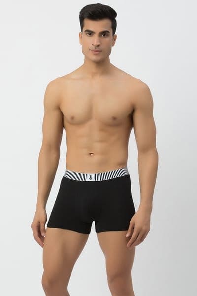John Players Champion Cotton Trunk in Black John Players Champion Cotton Trunk in Black