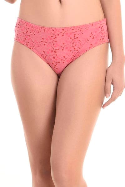 Cotton Mid Waist Printed Hipster Panty | Clovia Cotton Mid Waist Printed Hipster Panty | Clovia