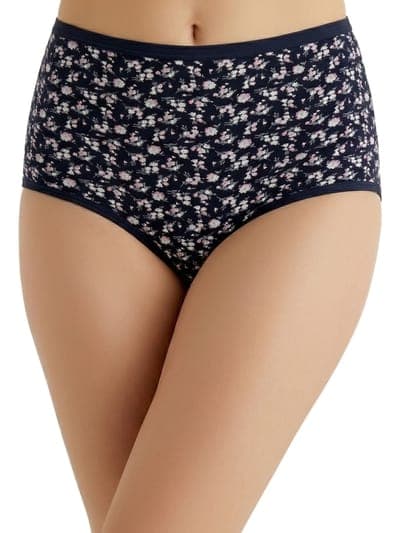 Buy High Waist Floral Print Hipster Panty in Navy Colour - Cotton Online - Clovia Buy High Waist Floral Print Hipster Panty in Navy Colour - Cotton Online - Clovia