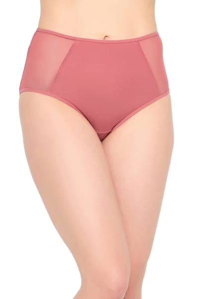 Buy High Waist Hipster Panty in Rose Pink with Powernet Panels - Cotton Online - Clovia | Clovia Buy High Waist Hipster Panty in Rose Pink with Powernet Panels - Cotton Online - Clovia | Clovia