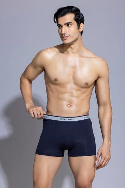 John Players Classic Cotton Trunk in Navy Colour John Players Classic Cotton Trunk in Navy Colour