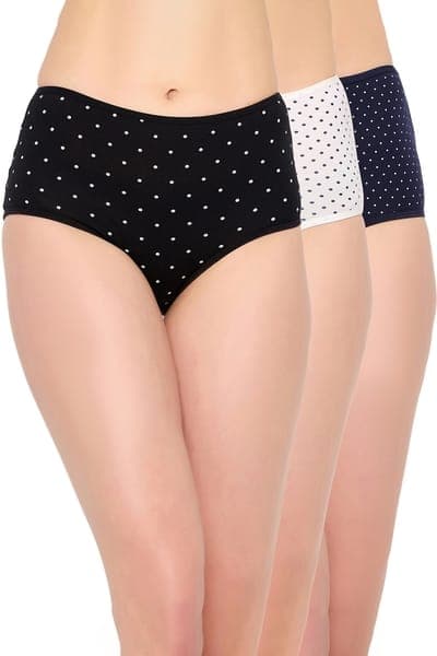 Buy Pack of 3 High Waist Striped Hipster Panties - Cotton Online - Clovia Buy Pack of 3 High Waist Striped Hipster Panties - Cotton Online - Clovia