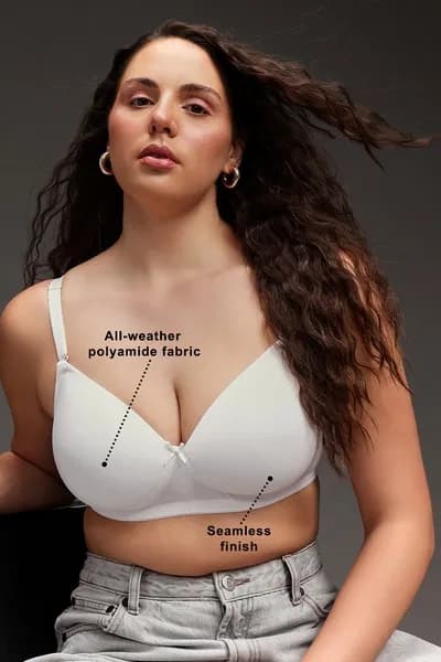 Padded Non-Wired Full Coverage Multiway T-shirt Bra in White | Clovia Padded Non-Wired Full Coverage Multiway T-shirt Bra in White | Clovia