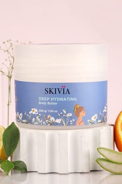 Skivia Deep Hydrating Body Butter With Cacao, Moringa & Chamomile Oil - 200 g Skivia Deep Hydrating Body Butter With Cacao, Moringa & Chamomile Oil - 200 g