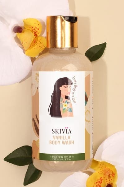Skivia Vanilla Body Wash With Pomegranate & Papaya - 200 ml Skivia Vanilla Body Wash With Pomegranate & Papaya - 200 ml