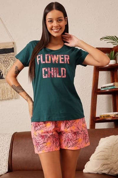 Buy Floral Print Top & Shorts Set in Peach Colour - Cotton Rich Online - Clovia Buy Floral Print Top & Shorts Set in Peach Colour - Cotton Rich Online - Clovia