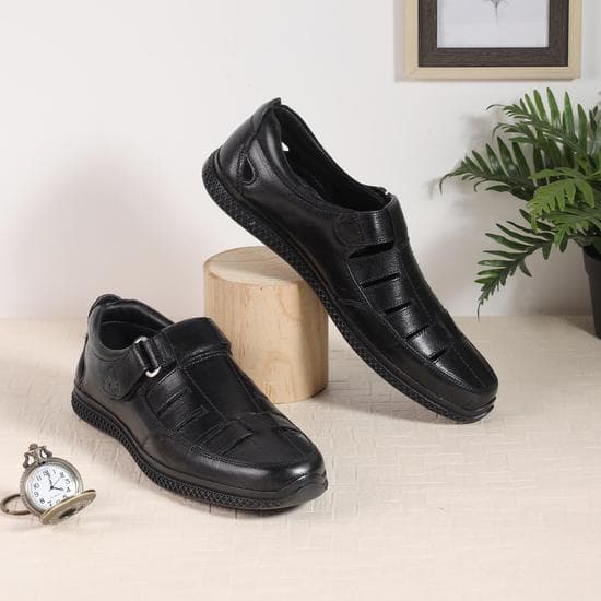 Men Black Casual Sandals Men Black Casual Sandals