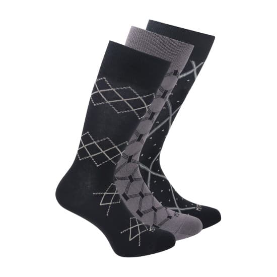 Men Assorted Full Length Socks Pack of 3 | Metro Shoes Men Assorted Full Length Socks Pack of 3 | Metro Shoes