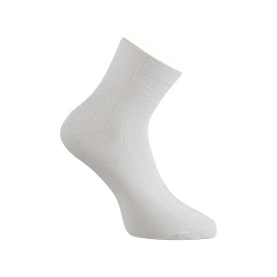 Men White Half Length Socks Men White Half Length Socks