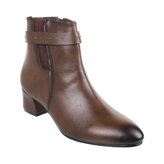 Women Brown Party Boots Women Brown Party Boots
