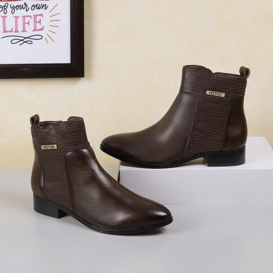 Women Brown Formal Boots Women Brown Formal Boots