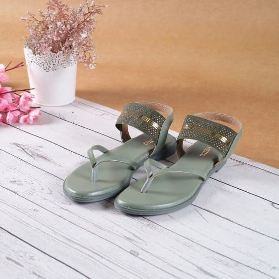 Women Green Casual Sandals | Metro Shoes Women Green Casual Sandals | Metro Shoes