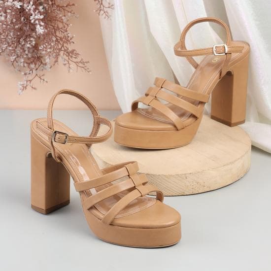 Women Beige Casual Sandals | Metro Shoes Women Beige Casual Sandals | Metro Shoes